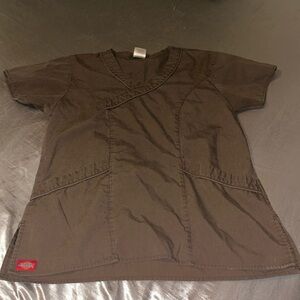 brown Dickies scrub top
